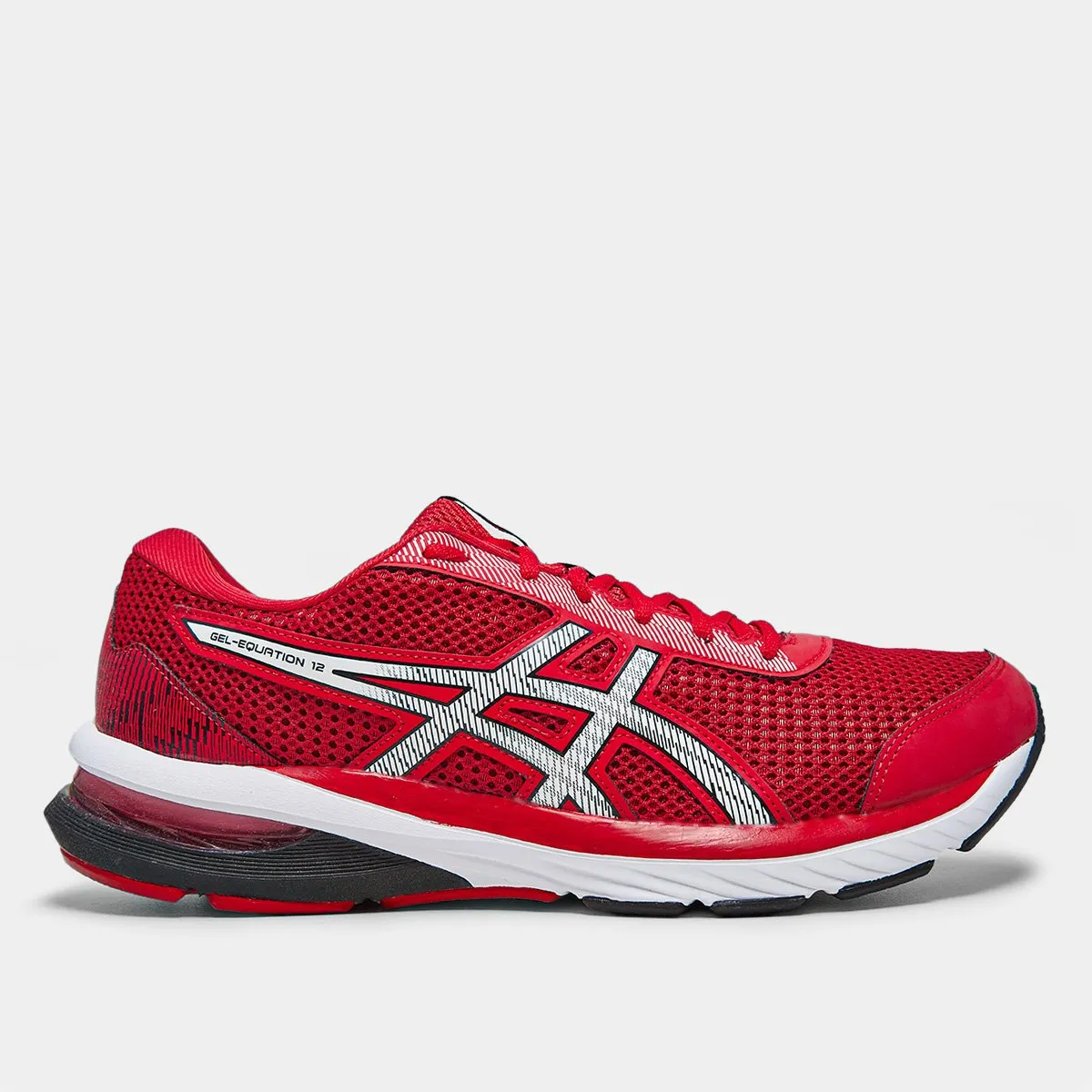 Tnis Asics Gel Equation 12 Masculino - Vermelho+Preto [Tam.43]